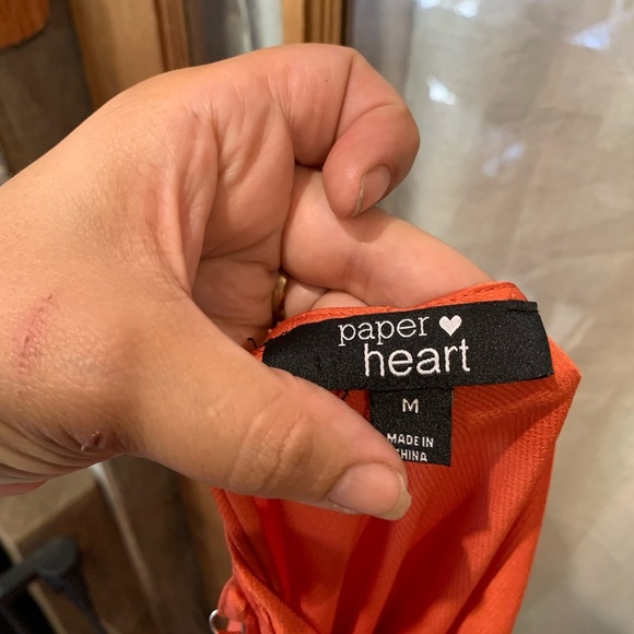 Elegant Coral Satin Slip Dress Dreamy Dopamine Romantic - Picture 3 of 4